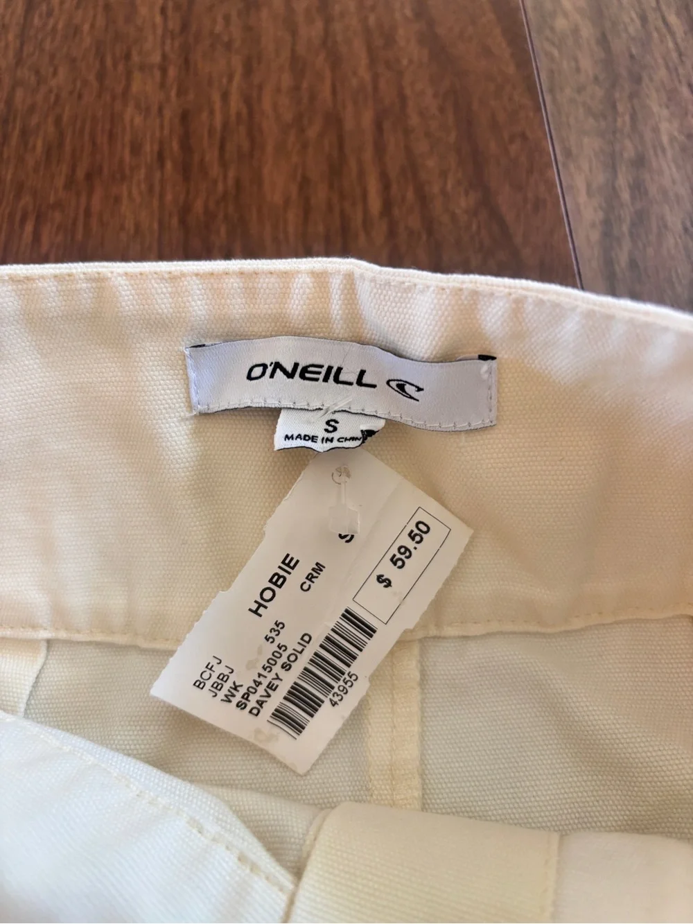 O'Neill Button-Front Midi Skirt in Light Cream - Picture 7 of 7